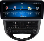 Магнитола для Hyundai Solaris, Accent 4 2010-2019 - Kuberg монитор 12.3" в стиле MERCEDES на Android 13, Быстрая, CarPlay, 4G SIM-слот