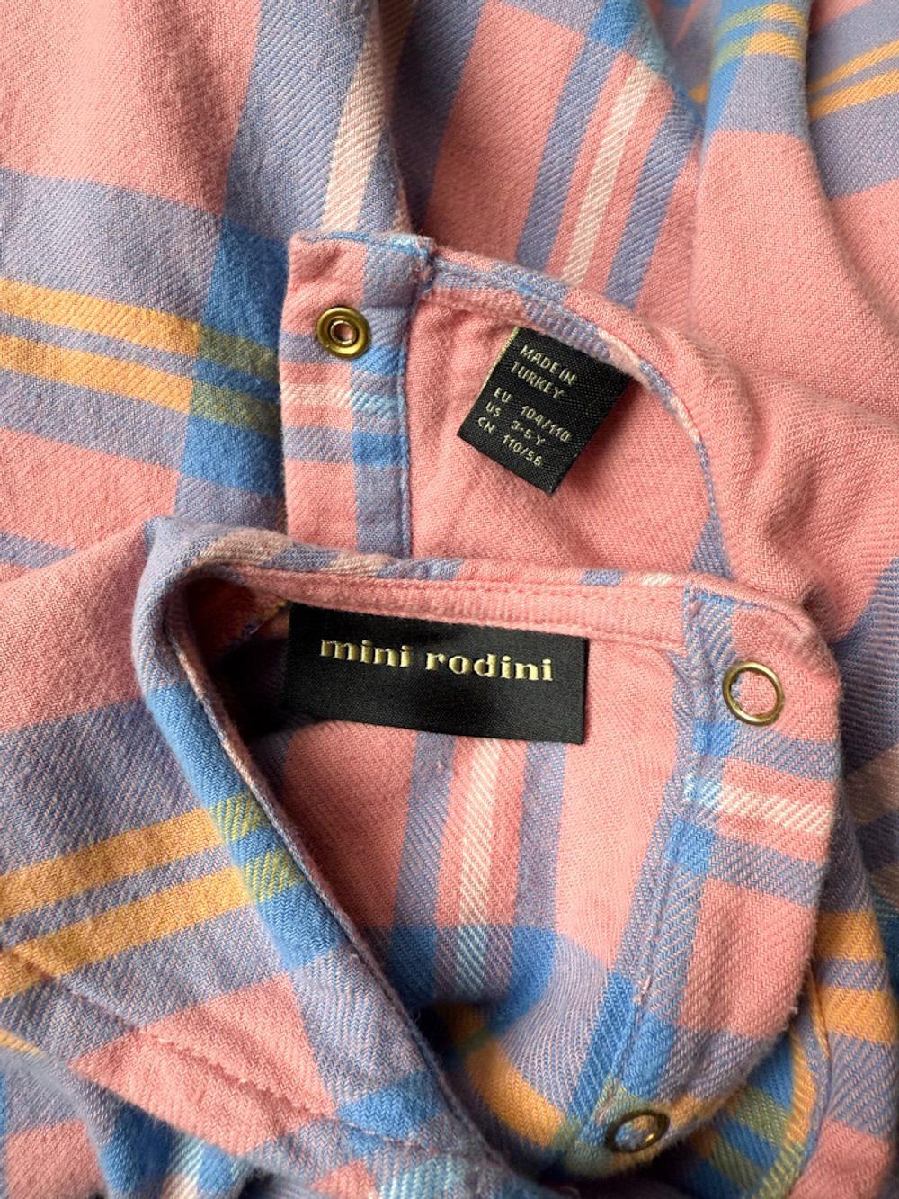 Хлопковое платье Mini Rodini, 104