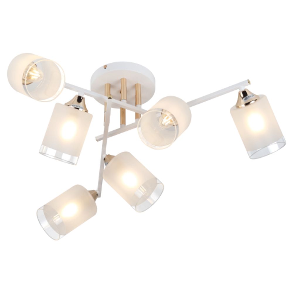 Люстра Rivoli Georgiana 9144-205 6 х Е27 60 Вт модерн | Rivoli