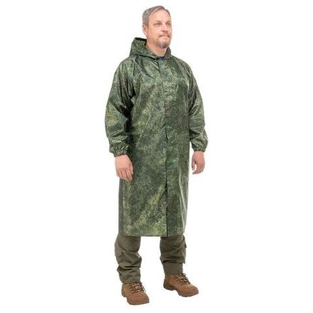 Плащ ветровлагозащитный, КМФ Цифра PU 5000 р.56 (T-PL-VVZ-PU 5000-3XL-001) Helios
