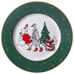 ТАРЕЛКА ЗАКУСОЧНАЯ LEFARD "FAMILY CHRISTMAS" 20 СМ (КОР=24ШТ,)