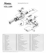 Катушка безынерционная Namazu PRO Killer NEW KL2000, 3+1 подш., метал. шпуля/20/