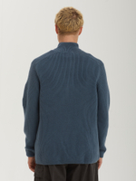 Мужской Свитер (Half-button) Full Rib Cotton Half Button Lens