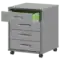 Тумба подкатная АТЛ-04 Серый 440x450x600 Арго