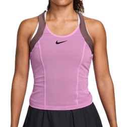 Женский топ теннисный Nike Court Paris Slam Dri-Fit Tennis - light magenta/tattoo/black