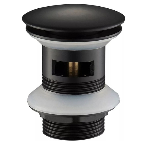 Донный клапан Timo 8011/03 click-clack Черный матовый