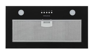 Вытяжка Krona LUISA 600 GLASS BLACK PB