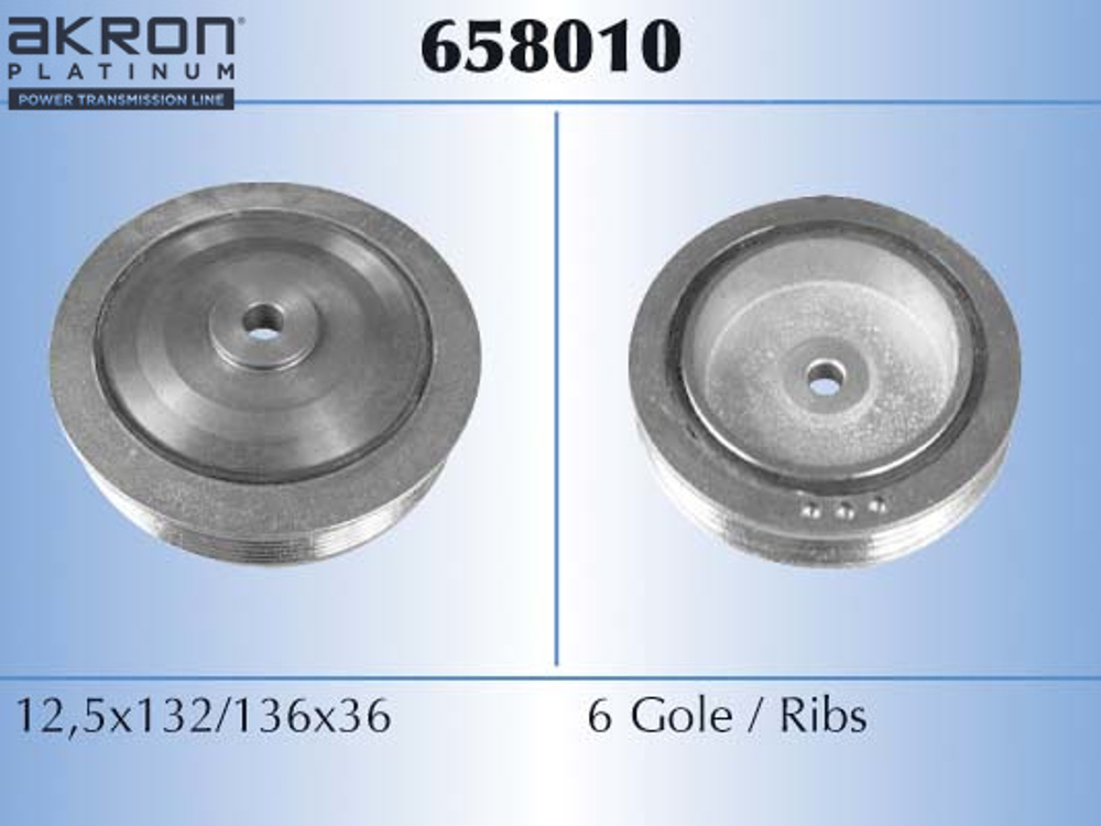 AKRON-MALÃ - 658010-MAL - Belt Pulley, crankshaft