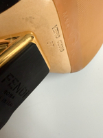 Кожаные сапоги Fendi, 37