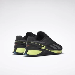 Кроссовки мужские Reebok Nano X3 (Черно-Желтые)
