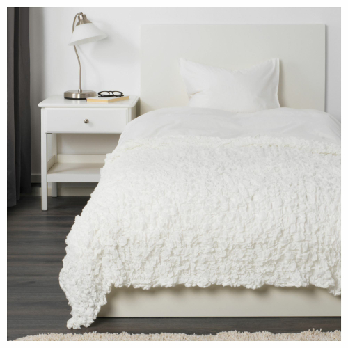 Покрывало IKEA OFELIA (ОФЕЛИЯ), Белый, 130х170 см