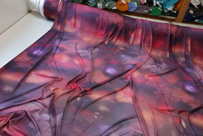 ЦВЕТОЧНАЯ ФАНТАЗИЯ - Сетка СТРЕЙЧ (ОЗ93 Маша)