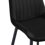 Стул на металлокаркасе Woodville Seda-1 black, gold, black