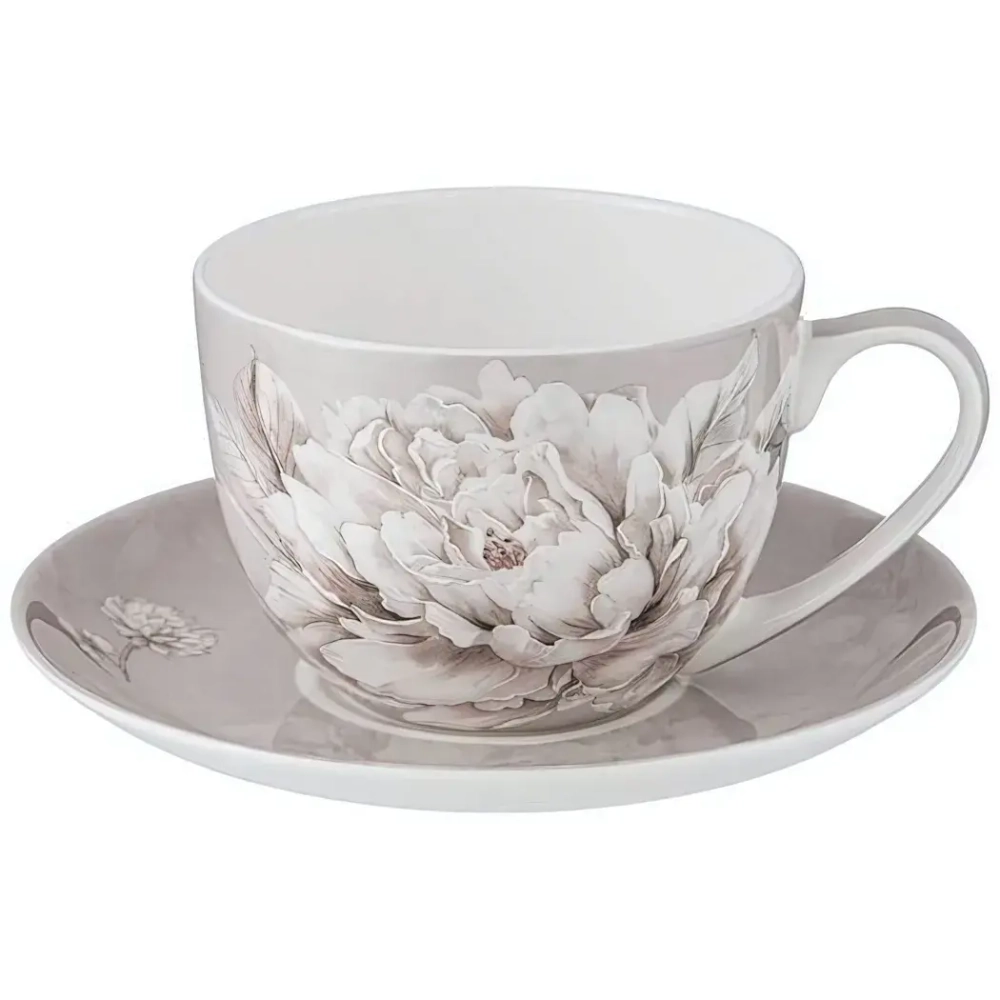 Чайная пара 330мл «WHITE FLOWER»