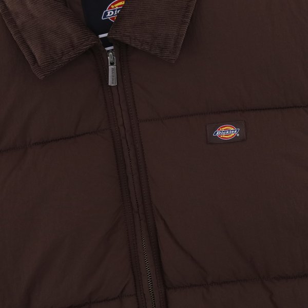 Куртка Dickies Overbrook Puffer Jacket (chocolate brown) артикул: - купить в магазине Дайс