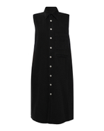 MM6 MAISON MARGIELA ПЛАТЬЕ ИЗ ДЕНИМА ЧЕРНОЕ