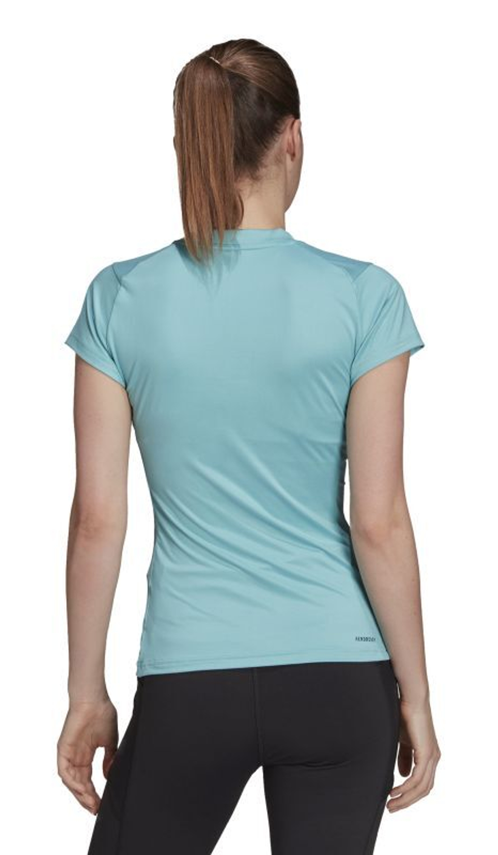 Женская теннисная футболка Adidas Freelift Tee - minton/black