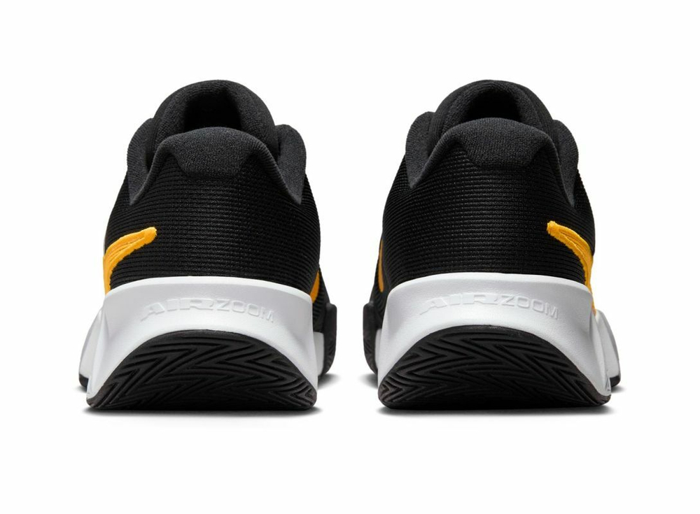Мужские кроссовки теннисные Nike Zoom GP Challenge Pro - black/laser orange/wolf grey/white