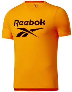 Мужская теннисная футболка Reebok Workout Ready Supremium Graphic Tee M - Оранжевый