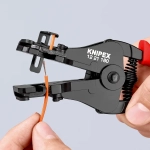 Инструмент для удаления изоляции чёрное лакирование 180 мм Knipex 12 21 180 SB