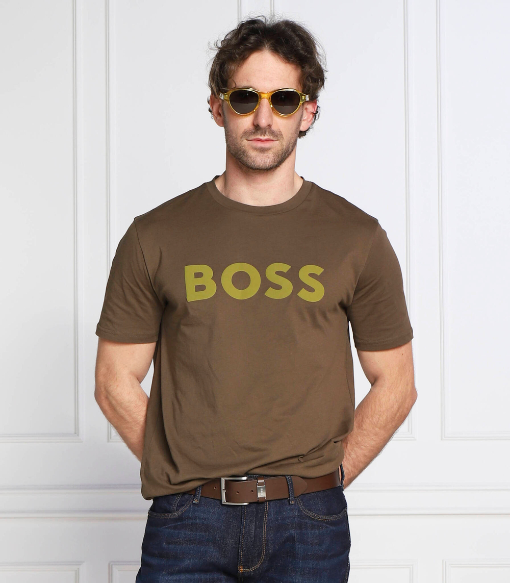 Футболка BOSS ORANGE - зеленый(50481923)