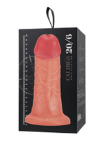 Крупный фаллоимитатор RealStick CALIBER - 20 см. (Цвет: телесный)
