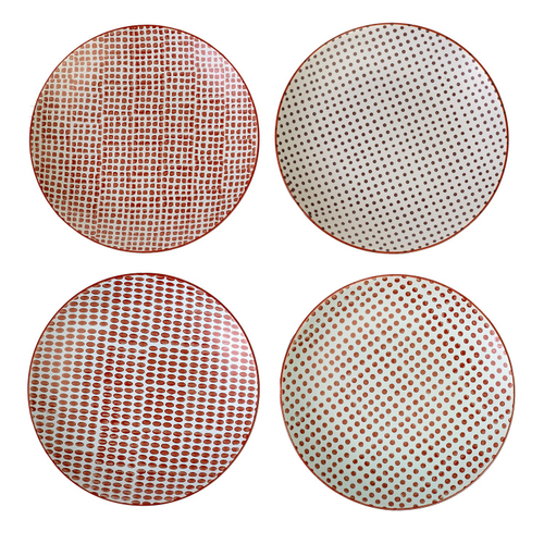 Набор Plates Red Dotties S