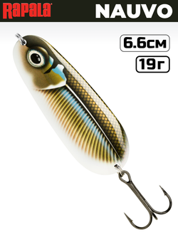 Блесна RAPALA Nauvo NAV19 / 6.6 см, 19 г, цвет SMB