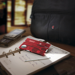 Швейцарская карточка Victorinox SwissCard Lite, красная