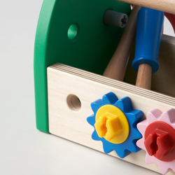 IKEA BLOMFLUGA  (ИКЕА БЛОМФЛУГА)  -  Набор игрушечных инструментов, 13 предметов