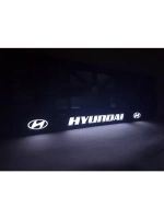 Рамка для номера с подсветкой. Hundai.