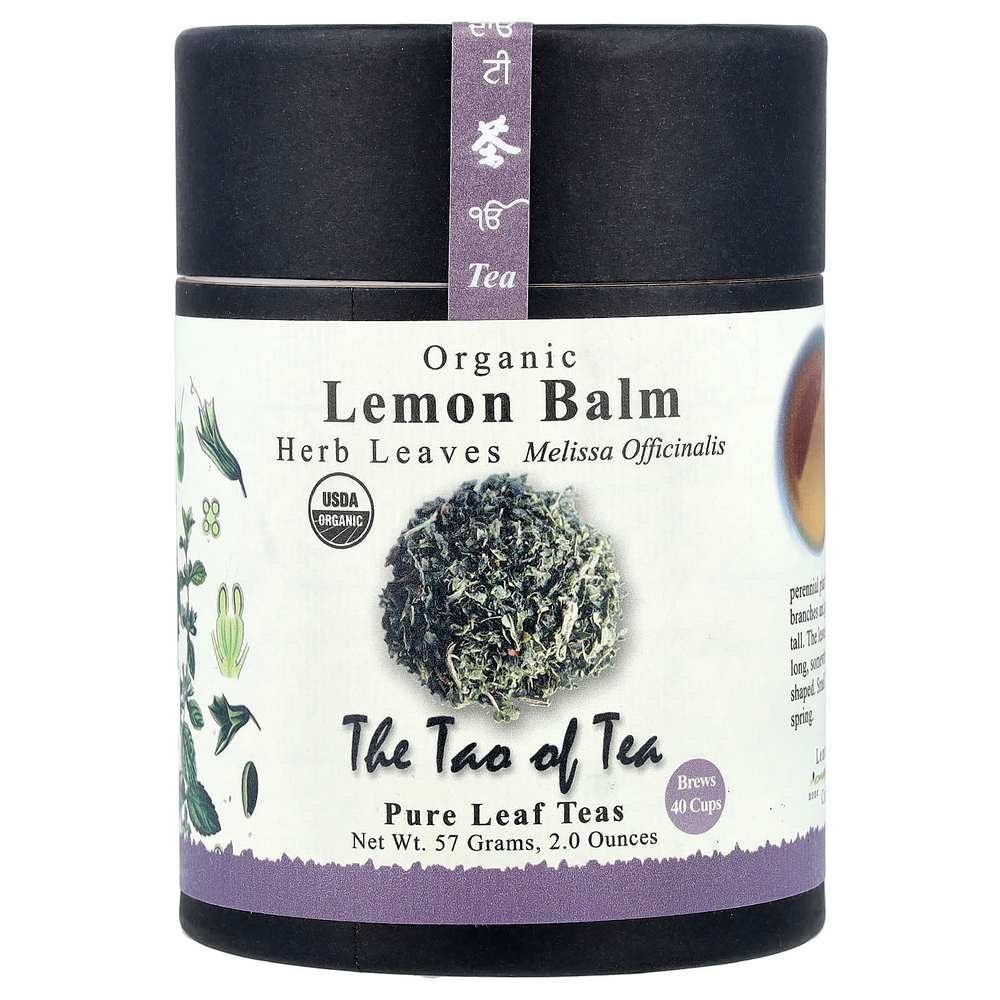 The Tao of Tea, листья органических трав, мелисса, 57 г (2 унции)