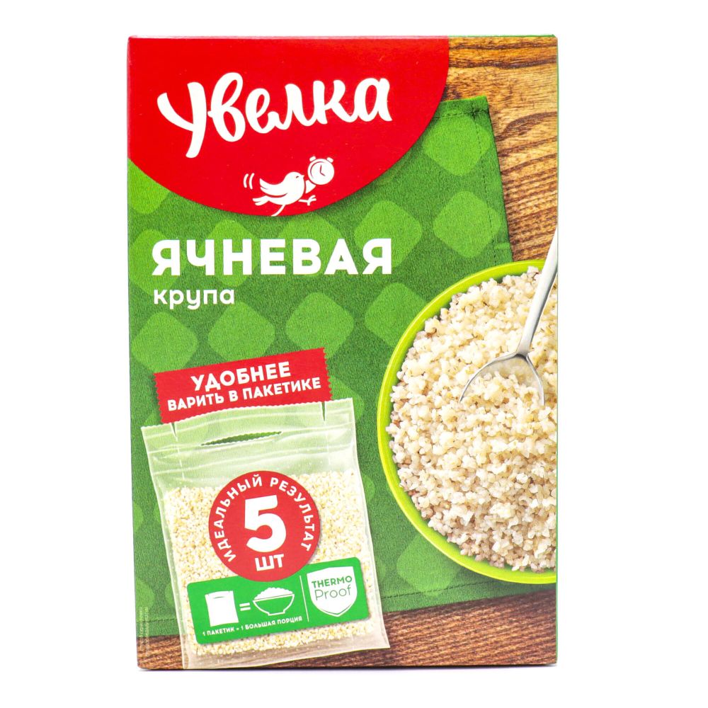Крупа Увелка Ячневая вар/пак 5x80г 400г