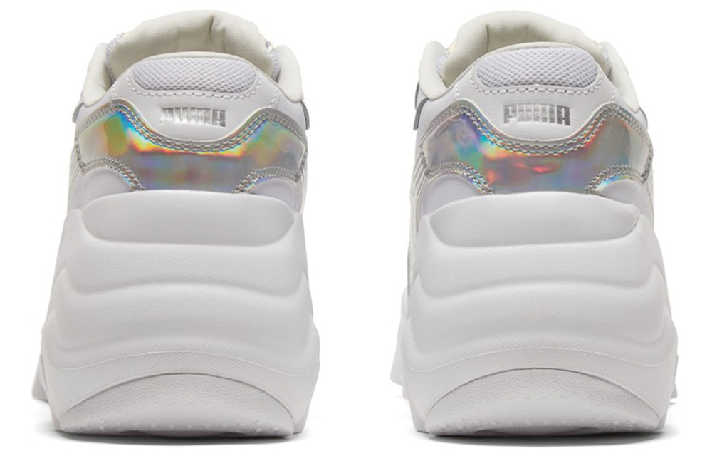 PUMA Pulsar Wedge "Iridescent White Silver" Women"s