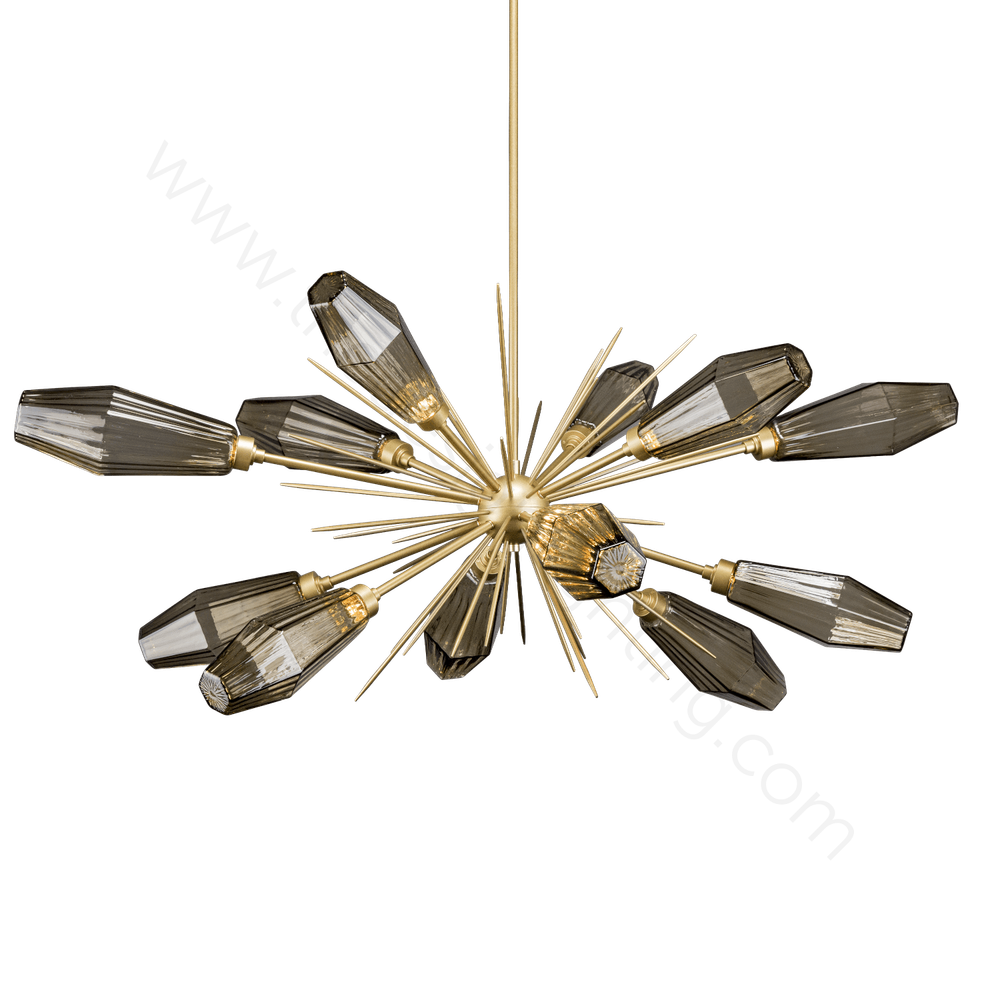 Ceiling design lamp Aalto Oval Starburst by Hammerton Studio