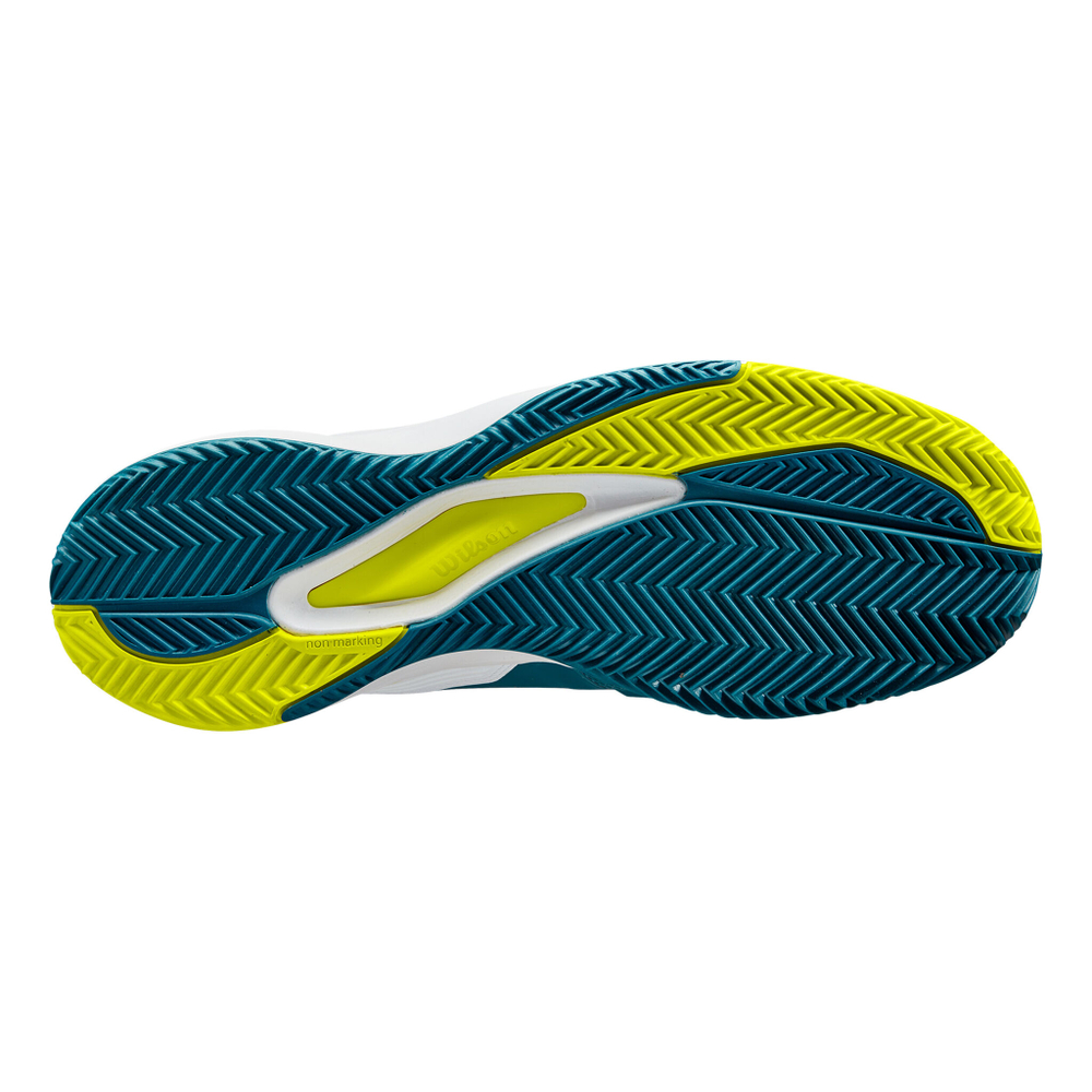 Мужские теннисные кроссовки Wilson Rush Pro Ace Clay Court Shoe Men - Petrol, Neon Green
