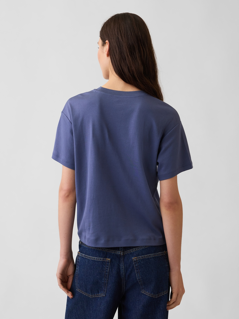 Футболка свободного кроя из хлопка Supima® - GAP