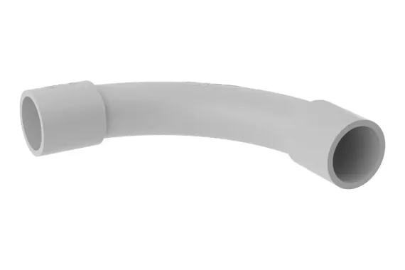 Поворот для трубы DKС ПВХ d25 90 градусов IP40 20332
