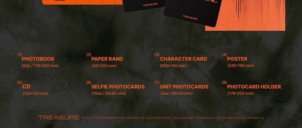 Альбом TREASURE - LOVE PULSE 3rd Mini Album 3 Version SET