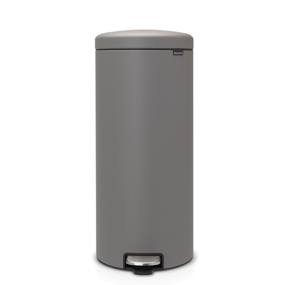 Мусорный бак с педалью newIcon 30л Brabantia Минерально-серый