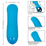 Голубой мини-вибратор 12,75см California Exotic Novelties Tremble Tickle SE-4401-10-3