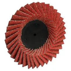 Лепестковый торцевой круг Karnasch Ø75 мм, Р80, CERAMIC FLEX-ELAST MINI, артикул 12.1060.075.080