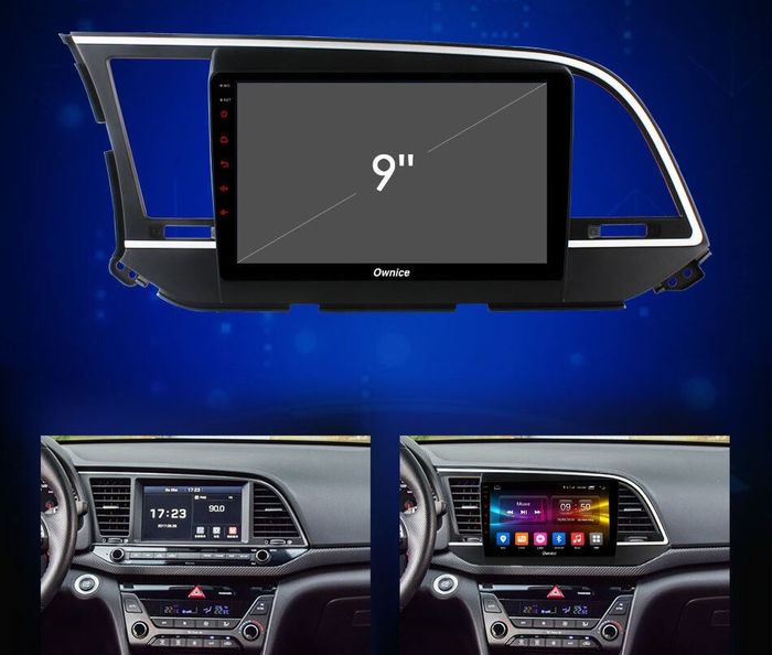 Магнитола для Hyundai Elantra 2016-2018 - Kuberg OL-9708 IPS, Android 10, 4G SIM-слот