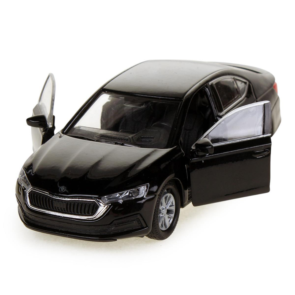 Модель ин. мет. 4.75" "Skoda Octavia" открыв. двери, в ассорт. ШБ (Kinsmart)