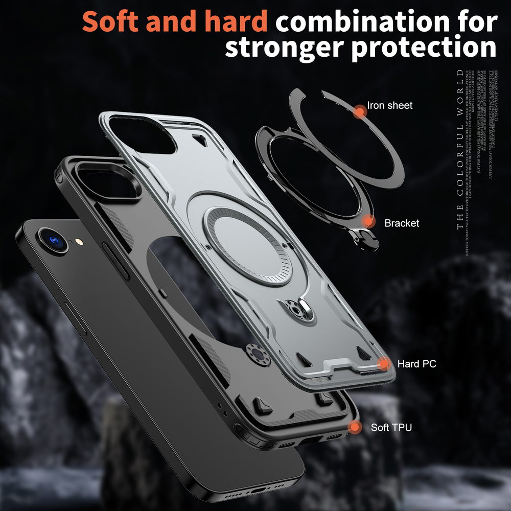 Чехол Magneto Case с кольцом для iPhone 16e