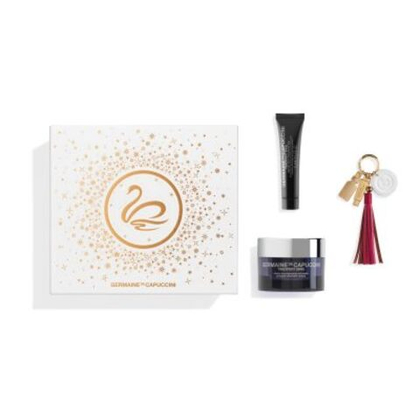 GERMAINE DE CAPUCCINI Golden Hours Charm «Золотые часы» набор антивозрастной с брелоком. Timexpert SRNS Крем для интенсивного восстановления , 50 мл, Timexpert SRNS Крем с детокс-формулой для области вокруг глаз , 15 мл.