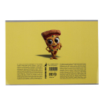 Альбом для рисования А4 "Фастфуд" 40л 100гр/м2 (Funguru)