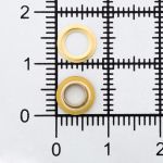 Люверсы металл ⌀3.0 мм (внутр.), цв. золото BIG, 03-5187/88, 100 шт, BIG