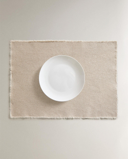 сервировочная салфетка из смесовой ткани Zara Home, фото 4