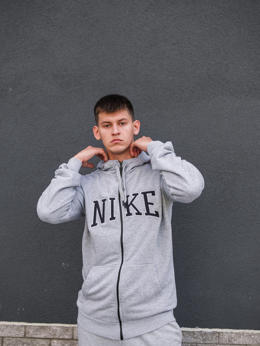 Олимпийка Nike #1346 (сер.)